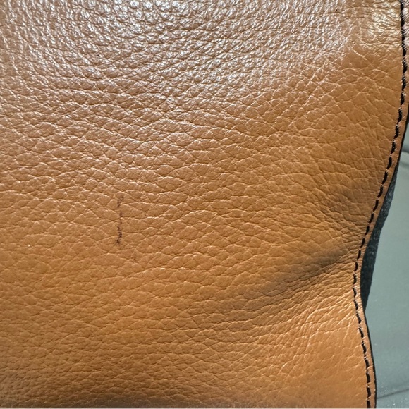 Fossil Women's Black, White, and Brown Satchel - Picture 5 of 7